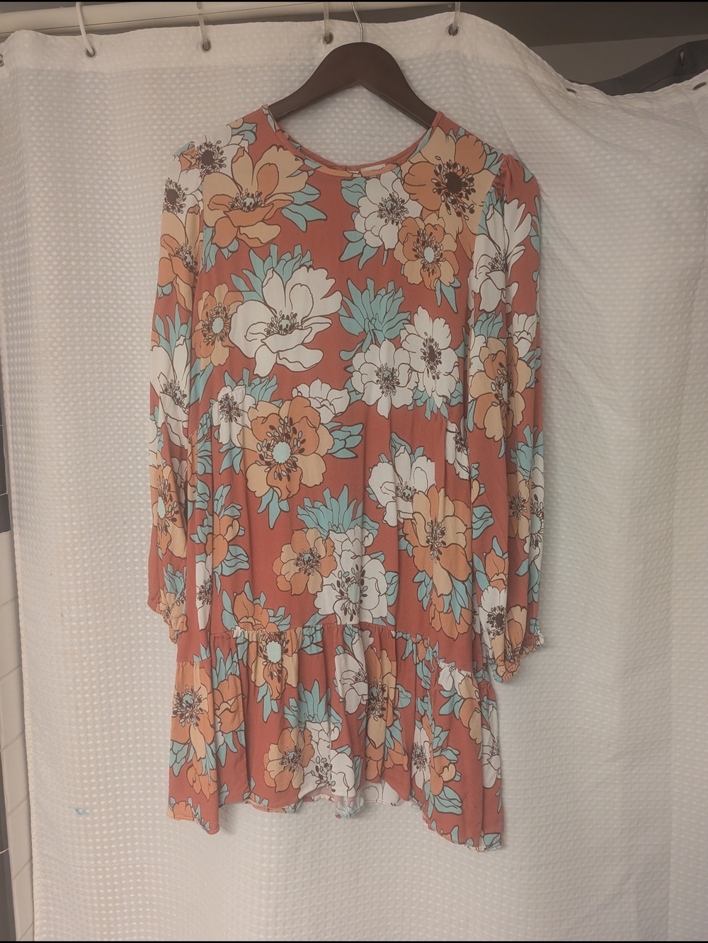 Wilfred Lambrusco Dress Coral Pink And Florals